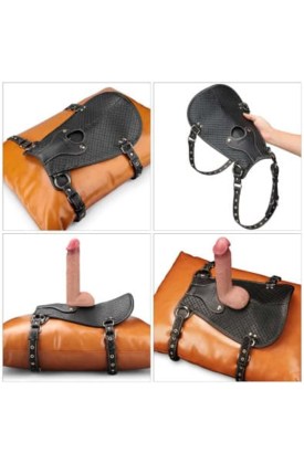 Rebellion Reign sedlo za dildo – nosač za jahanje sa podesivim kaiševima LV761214-2